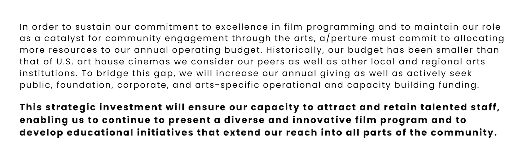 A Case For A Perture A Perture Cinema